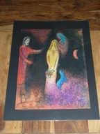 MARC CHAGALL - DAPHNIS AND CHLOE - "Chloe ubrana przez Klearystę" - 1977 r.