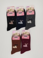 5x damskie skarpetki Thermo, Angora 95%, rozmiar 39-42