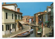 Pocztówka Włochy Wyspa Burano, Wenecja Rio S. Mauro