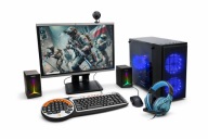 Zestaw gamingowy komputer RGB 64GB RAM RX 570 8GB SSD NVMe Wi-Fi 6Windows11