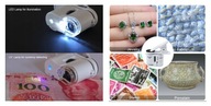 Klip Mikroskop 60X Biżuteria Led Lup