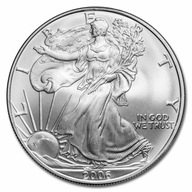 Moneta 1 Dolar Amerykański Orzeł Eagle 1 uncja srebra 2006 rok