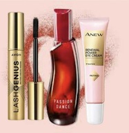 Zestaw Avon Passion Dance + Tusz Genius + Krem pod oczy ANEW Prezent 3 w 1