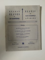 Studes Slaves et Est-Europeennes 1956 1957 1958 1960-61 4 numery Słowianie