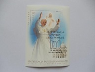 Blok 228 Beatyfikacja Papieża Jana Pawła II kas FDC
