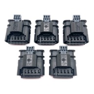 5 szt !!! 12527635615 NOWA ORYGINALNA BMW KOSTKA WTYCZKA 6-PIN 806-524