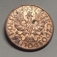 2 grosze 1937, 2RP menniczy połysk