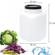 BECZKA 50L ZBIORNIK NA DESZCZÓWKĘ WODĘ DO KISZENIA KAPUSTY OGÓRKÓW ATEST