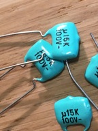 Kondensator polietylenowy 150 nF, K, 100 V