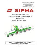 SIPMA PT 670 SALSA - instrukcja obsługi, katalog części (2017-18)