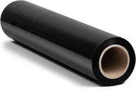 STRETCH FOLIA CZARNY MOCNY ODPORNY ZABEZPIECZAJĄCY ANTYWILGOCIOWY 282 M