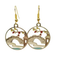 Kolczyki "Japoński Most"