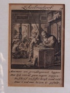 Szkolne nauczanie - stara grafika