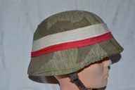 Hełm niemiecki M 35-53 w pokrowcu z oryginalnej celty