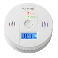 CZUJNIK CZADU TLENKU WĘGLA CZUJKA DYMU DETEKTOR CERTYFIKOWANY BEZPRZEWODOWY