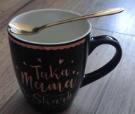 Kubek z łyżeczką na DZIEŃ MATKI -Taka mama to skarb!