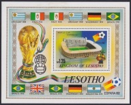 **WM82 Lesotho BL.14 - MISTRZOSTWA ŚWIATA W PIŁCE NOŻNEJ 1982