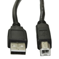 Kabel Akyga USB A - B 1,8m czarny