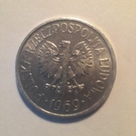20 groszy 1969, piękna, MENNICZA.