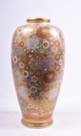 Wazon tysiąc kwiatów Satsuma Japonia XX wiek 25 cm