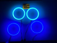 Ring LED COB 12V 2 szt. 73mm Blue niebieski okrągły pierścień SMD 2835