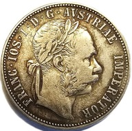 1 floren (gulden) z 1883 roku cesarza Austro-Węgier Franciszka Józefa I.