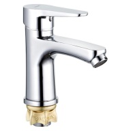 Bateria umywalkowa stojąca Zegor PUD1-A045 srebrny