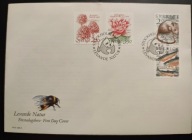 !! ZWIERZĘTA PTAKI - SZWECJA 1985 - KOPERTA FDC - STAN BDB !
