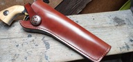 Skórzana kabura do rewolweru. Ręczne wykonanie. Remington, Colt i inne