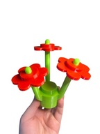 WIECZNE KWIATY z Klocków Prezent na Walentynki BUKIET Gałązka 3w1