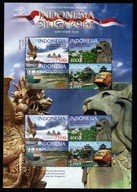 Indonezja / Mini arkusz 2800-2803 ( emisja znaczków Indonezja - Singapur )