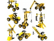 MEGA ZESTAW KLOCKÓW KONSTRUKCYJNYCH 10W1 – BUDUJ MASZYNY I POJAZDY XXL!