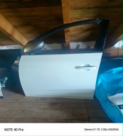 DRZWI LEWY PRZÓD LEWE PRZEDNIE RENAULT MEGANE IV 5D LAK: OV369 (16-20)