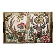 KSIĘGA KSIĄŻKA świąteczna dekoracja stojąca 35cmx22cm