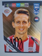 Karta panini autograf PSV Eindhoven Luuk de Jong