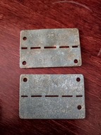 Nieśmiertelnik stalag III C Kostrzyn Stare Drzewice