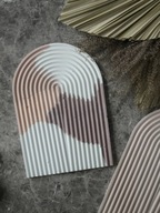 Taca dekoracyjna z betonu architektonicznego tęcza L- NOOA RAINBOW TRAY L