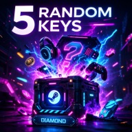 Steam 5 Random KEYS ! | 5 LOSOWYCH KLUCZY DO STEAM | PREMIUM | DIAMOND !
