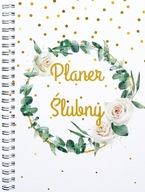 PLANER ŚLUBNY SPIRALA PARA MŁODA PREZENT 4 KOLORY PREZENT