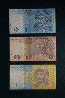 Banknoty Ukraina 5,2,1 hrywny !!!