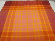 OBRUS SERWETA SERWETKA WEŁNIANA SKANDYNAWSKI KRATKA