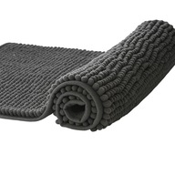 Mata łazienkowa antypoślizgowa 40x60 cm chłonna Chenille antracyt pranie