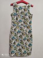 WAREHOUSE SUKIENKA elegancka w kwiaty róże 38/40