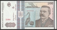 Rumunia 200 lei 1992 - Grigore Antipa - D.00 - stan bankowy UNC