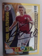 Karta panini autograf Wisła Kraków sezon17/18 Kamil Wojtkowski Wschodzące