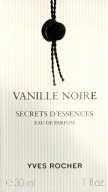 Vanille Noire Yves Rocher 30ml perfum WANILIA BOURBON zmysłowy zapach 30 ml