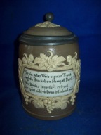 -OBNIŻKA--[@qm] Unikatowy-Stary kufel Mettlach ok,1900r -25-