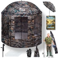 PARASOL NAMIOT WĘDKARSKI Gold Fisher 195x195cm NA RYBY WODOODPORNY + GRATIS