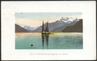 Lac Leman et Dents du Midi - Phototypie Co., Neuchatel 1908