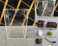 Terrarium dla pająków, patyczaków, świerszczy itp. ZESTAW startowy